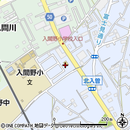 セブンイレブン狭山北入曽店周辺の地図