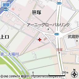 埼玉県三郷市笹塚24周辺の地図