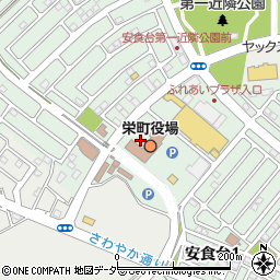 栄町役場議会　事務局周辺の地図