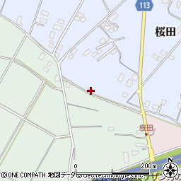 千葉県成田市桜田1052周辺の地図
