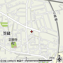 埼玉県飯能市笠縫271-4周辺の地図