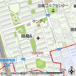 埼玉県さいたま市桜区田島6丁目周辺の地図