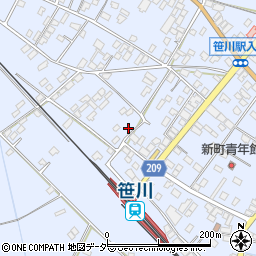 千葉県香取郡東庄町笹川い5573-1周辺の地図