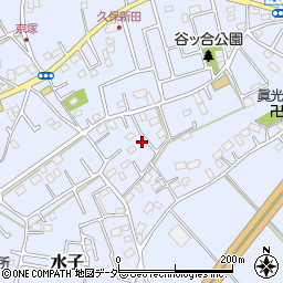 埼玉県富士見市水子2583周辺の地図