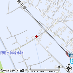 千葉県香取郡東庄町笹川い392周辺の地図