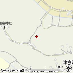 千葉県成田市津富浦123-8周辺の地図