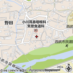 埼玉県入間市野田410周辺の地図