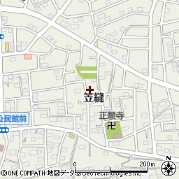 埼玉県飯能市笠縫93-1周辺の地図