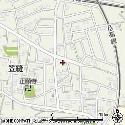 埼玉県飯能市笠縫271-2周辺の地図