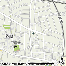 埼玉県飯能市笠縫271周辺の地図
