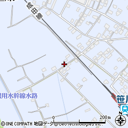 千葉県香取郡東庄町笹川い391周辺の地図