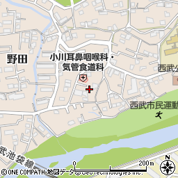 埼玉県入間市野田414周辺の地図