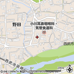 埼玉県入間市野田384周辺の地図