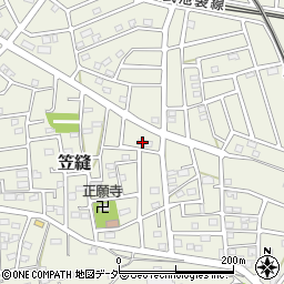 埼玉県飯能市笠縫279-7周辺の地図