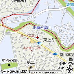 埼玉県富士見市水谷東3丁目6周辺の地図