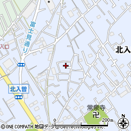 埼玉県狭山市北入曽877周辺の地図