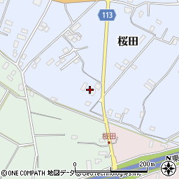 千葉県成田市桜田1045周辺の地図