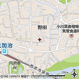 埼玉県入間市野田333周辺の地図