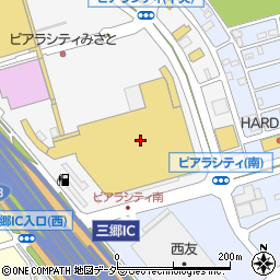 福乃鶏 三郷店周辺の地図