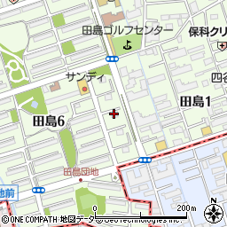 田島団地２－３周辺の地図