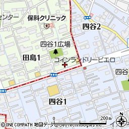 くるまやラーメン 浦和田島店周辺の地図