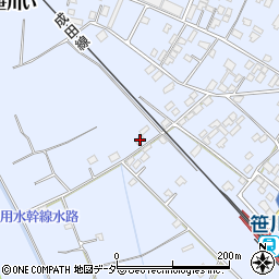 千葉県香取郡東庄町笹川い393-1周辺の地図