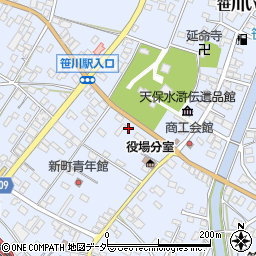 セブンイレブン東庄笹川店周辺の地図