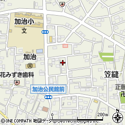 埼玉県飯能市笠縫65-10周辺の地図