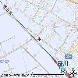千葉県香取郡東庄町笹川い47-2周辺の地図