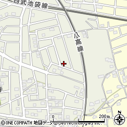 埼玉県飯能市笠縫263-1周辺の地図