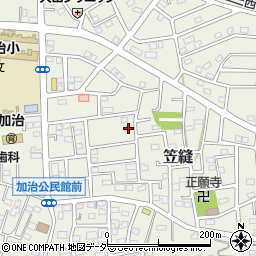 埼玉県飯能市笠縫75周辺の地図