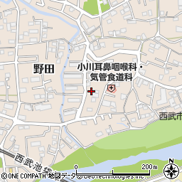 埼玉県入間市野田383周辺の地図