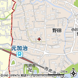 埼玉県入間市野田207周辺の地図