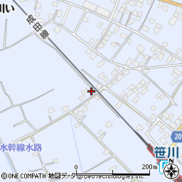 千葉県香取郡東庄町笹川い393-5周辺の地図