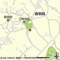 千葉県成田市南羽鳥周辺の地図