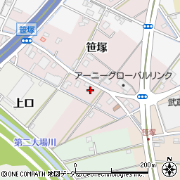 埼玉県三郷市笹塚21周辺の地図