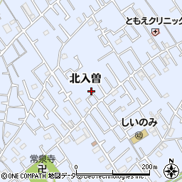 埼玉県狭山市北入曽379-20周辺の地図