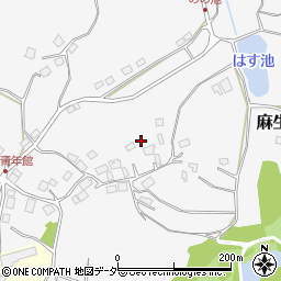 千葉県印旛郡栄町麻生周辺の地図