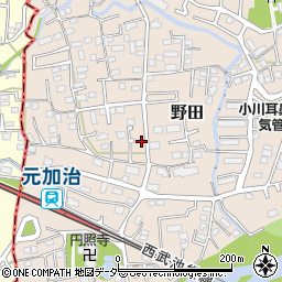 埼玉県入間市野田209周辺の地図