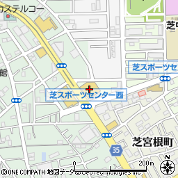 西友川口芝店周辺の地図