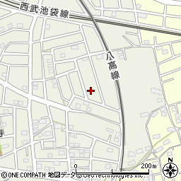 埼玉県飯能市笠縫265-1周辺の地図