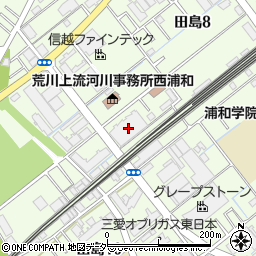 田島１０７０事務所倉庫周辺の地図