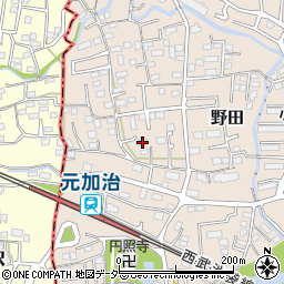埼玉県入間市野田212周辺の地図