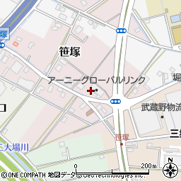 埼玉県三郷市笹塚28周辺の地図