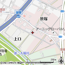 埼玉県三郷市笹塚25周辺の地図