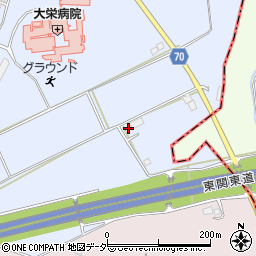 千葉県成田市桜田1162-2周辺の地図