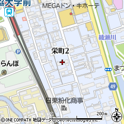 読売新聞・松原新田店周辺の地図