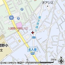 埼玉県狭山市北入曽931-1周辺の地図