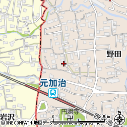 埼玉県入間市野田201周辺の地図
