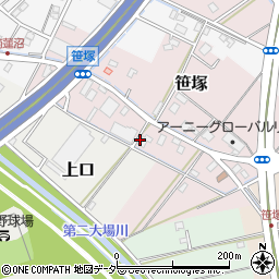 埼玉県三郷市笹塚44周辺の地図